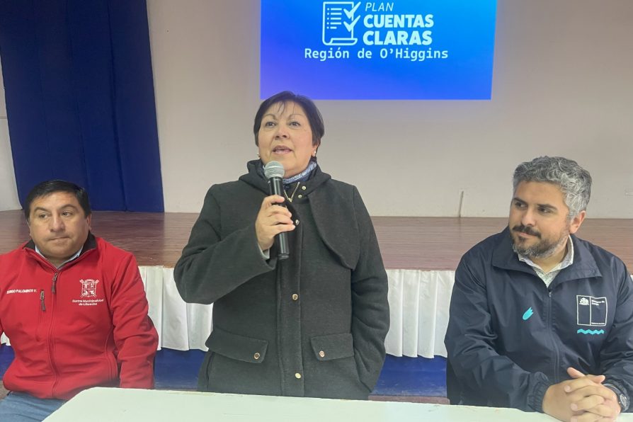 Delegación Presidencial Provincial Cardenal Caro participa en jornada informativa “Cuentas Claras” en Litueche.